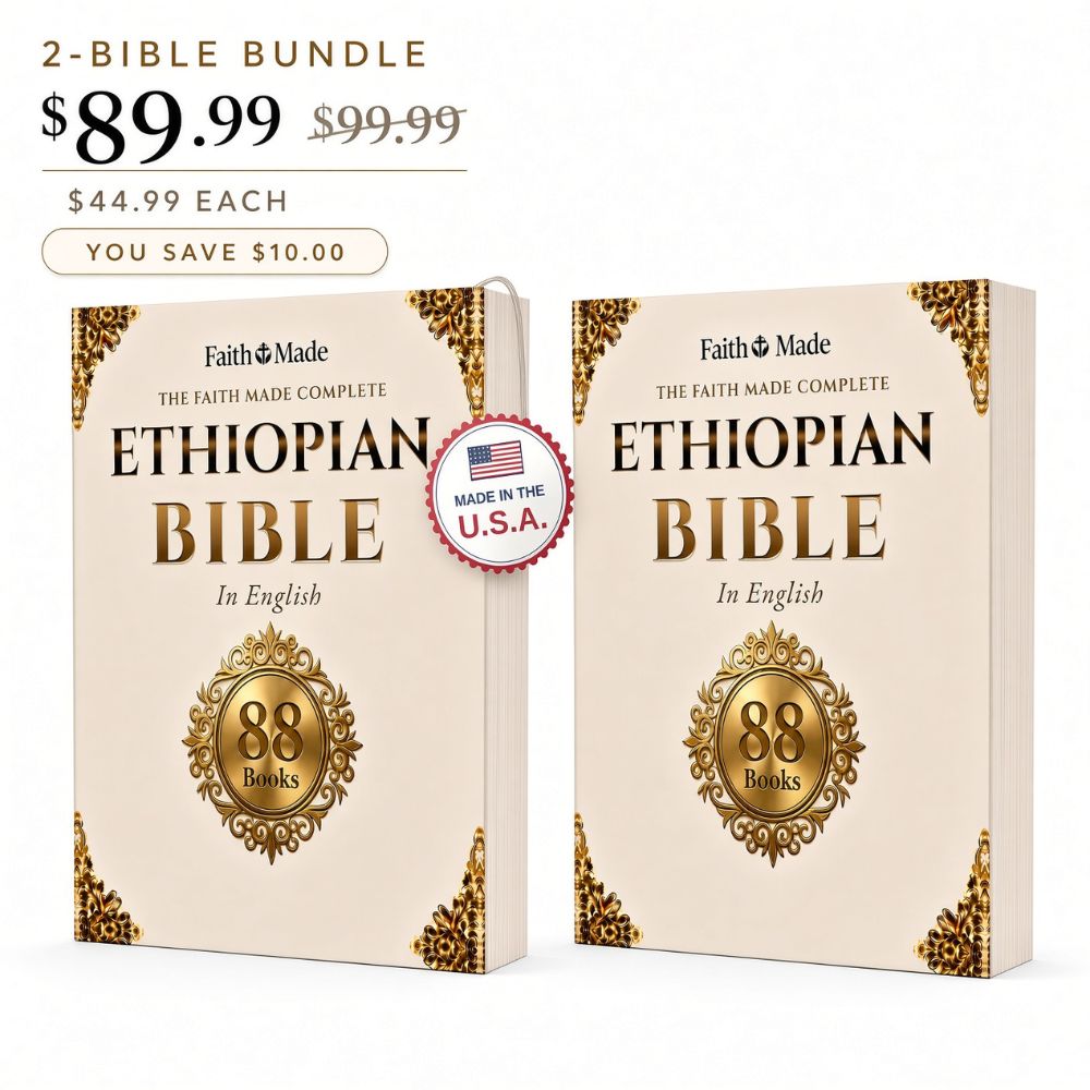 2 Pack - The FaithMade™️ Complete Ethiopian Bible