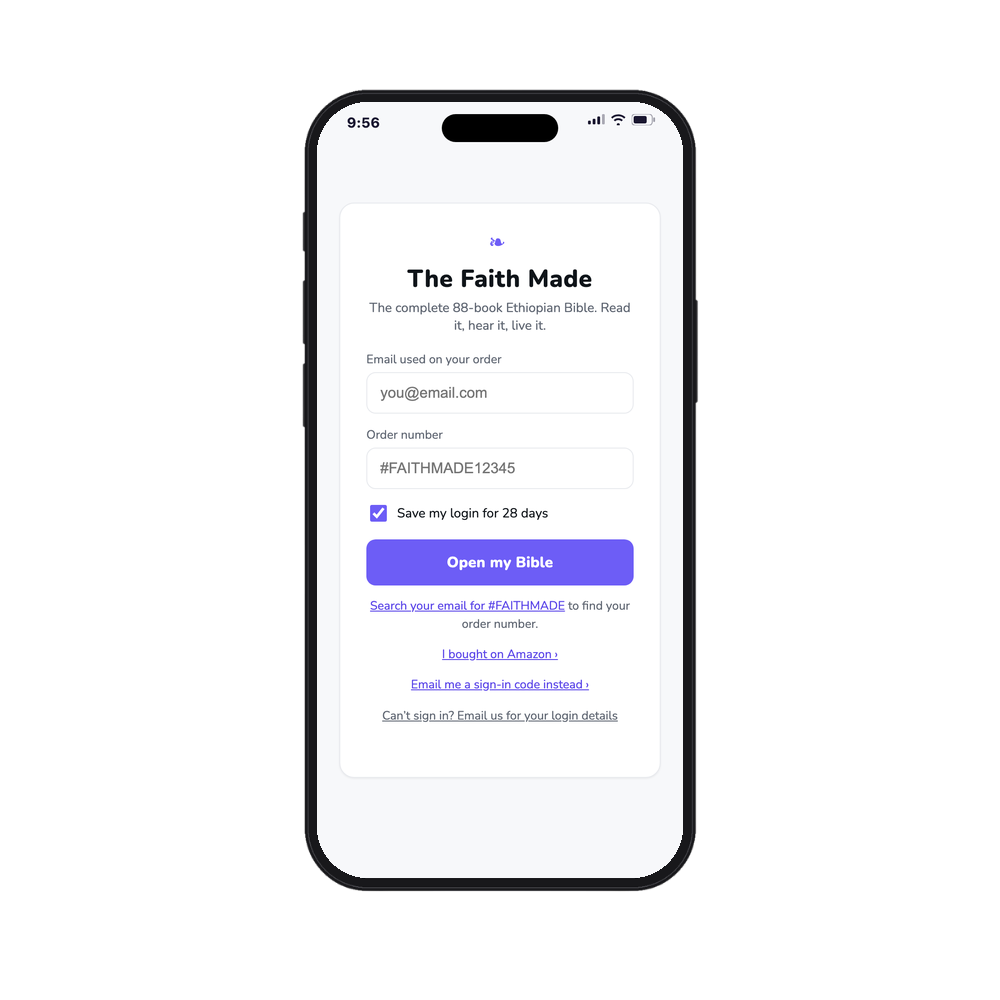 The Faith Made App